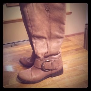 Nine West leather riding boots